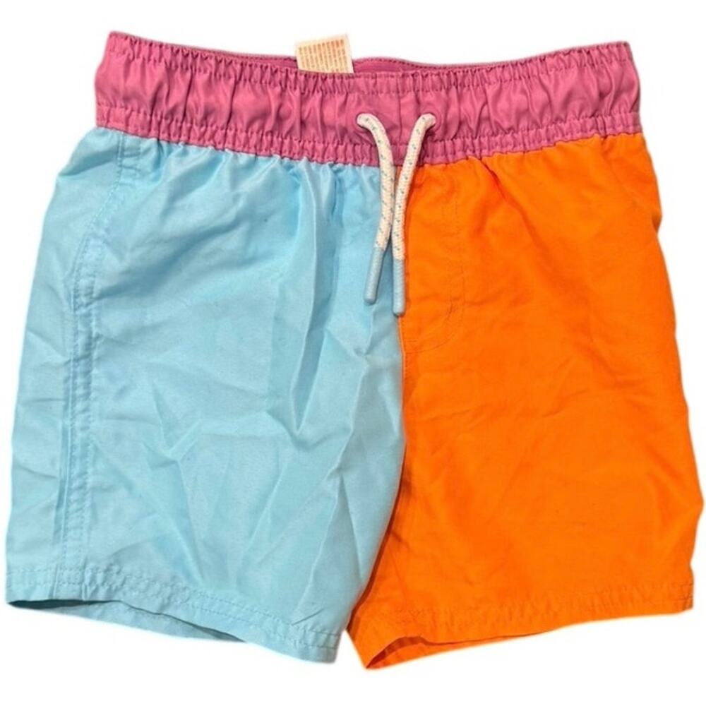 Cat & Jack Colorblock Swim Trunks Boys 4T